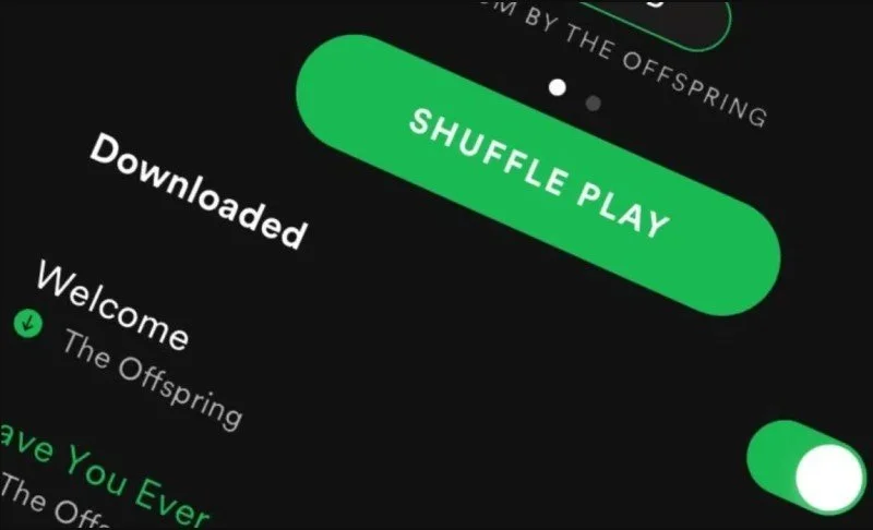 خاموش کردن Shuffle در اسپاتیفای